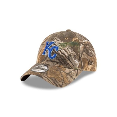 Brown Kansas City Royals Hat - New Era MLB Realtree 9TWENTY Adjustable Caps USA8796045